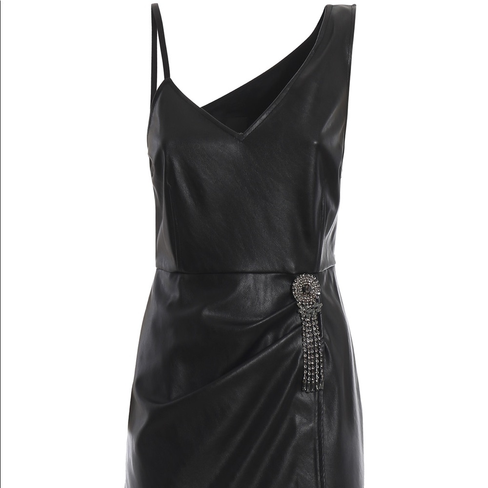 Pinko leather dress